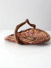 vintage rustic gathering basket