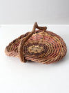 vintage rustic gathering basket