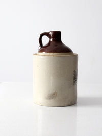antique Western Stoneware crock jug