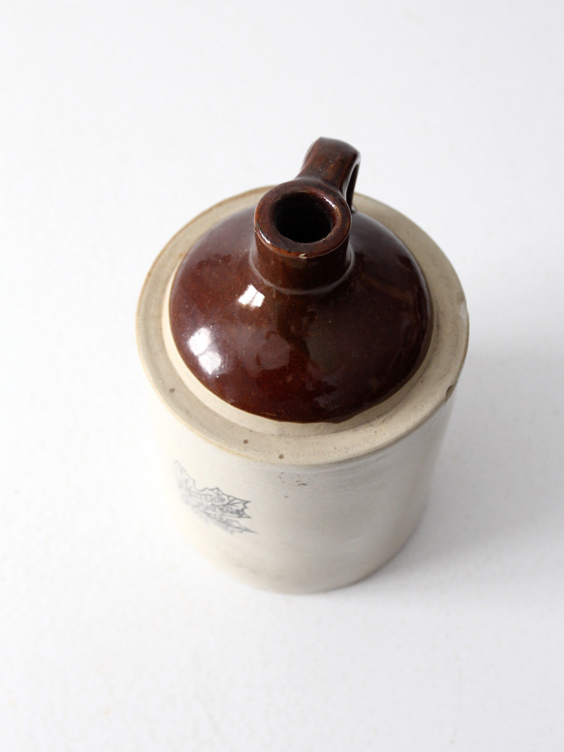 antique Western Stoneware crock jug