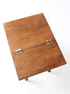 mid-century Heywood-Wakefield dough box side table