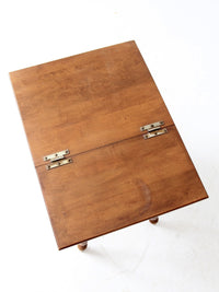 mid-century Heywood-Wakefield dough box side table