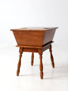 mid-century Heywood-Wakefield dough box side table