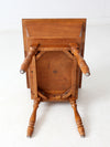 mid-century Heywood-Wakefield dough box side table