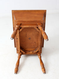 mid-century Heywood-Wakefield dough box side table