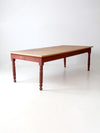 antique farmhouse harvest table, 8 ft