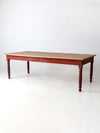 antique farmhouse harvest table, 8 ft