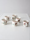 vintage Jamestown China The Joy of Christmas mugs set of 6