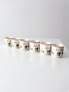 vintage Jamestown China The Joy of Christmas mugs set of 6