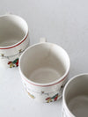 vintage Jamestown China The Joy of Christmas mugs set of 6