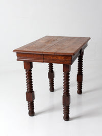 antique Jacobean revival barley twist table