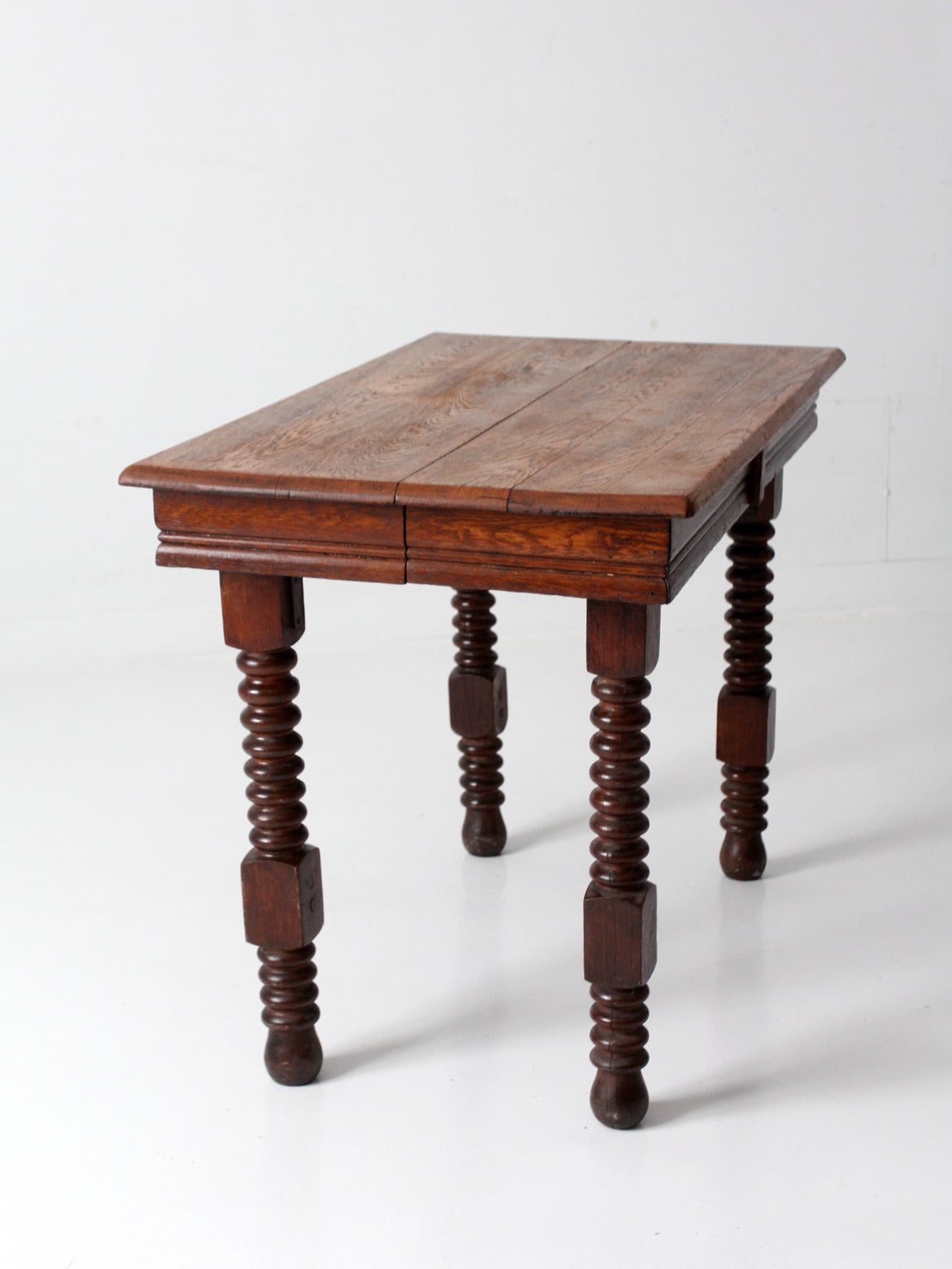 antique Jacobean revival barley twist table