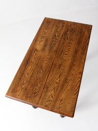 antique Jacobean revival barley twist table