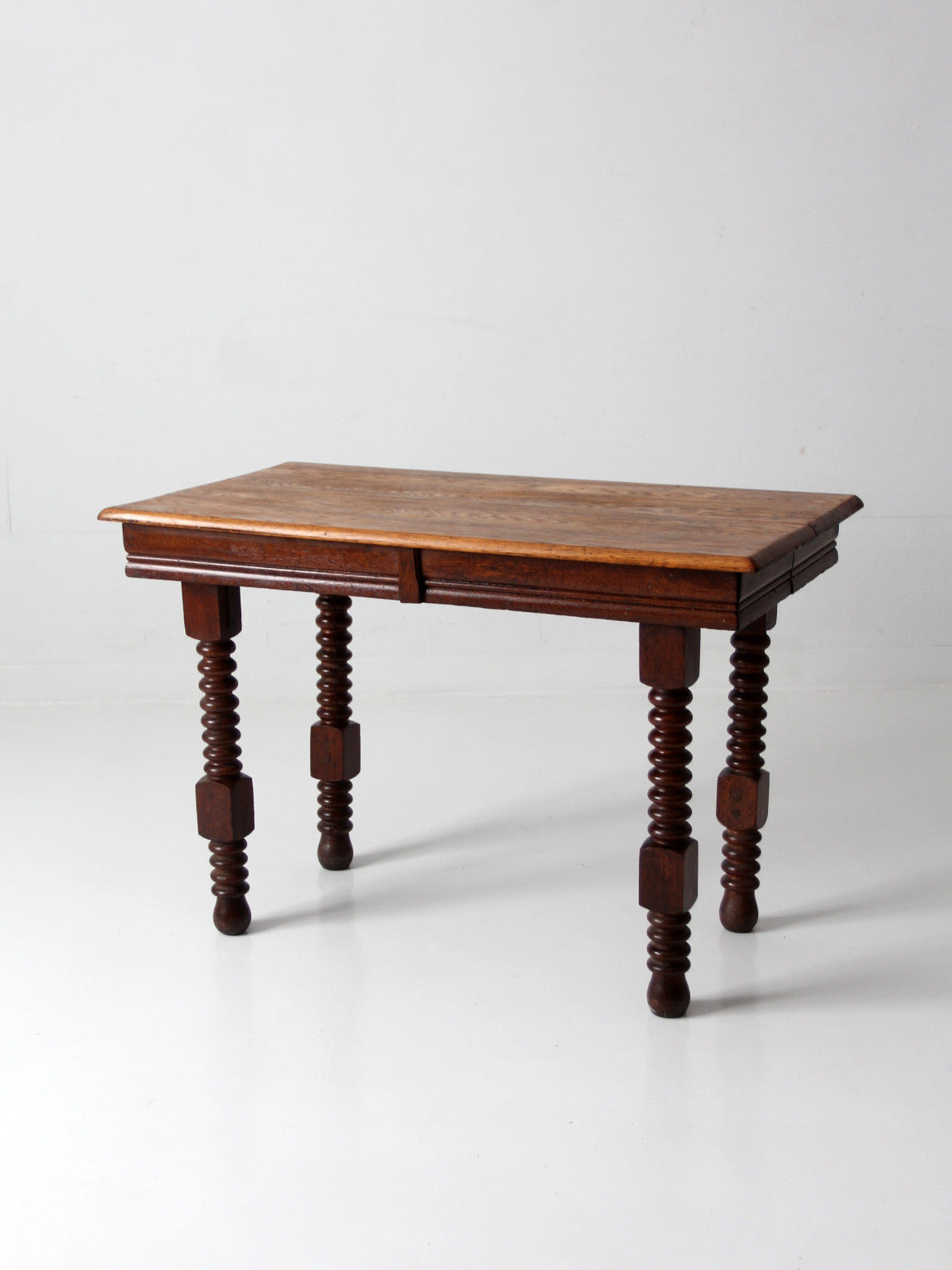 antique Jacobean revival barley twist table
