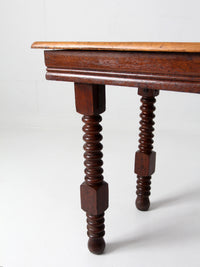 antique Jacobean revival barley twist table