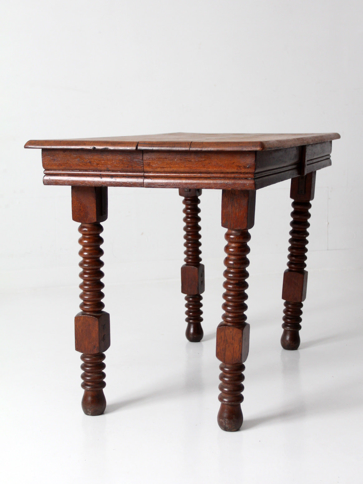 antique Jacobean revival barley twist table