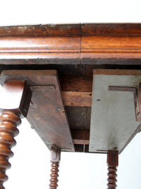 antique Jacobean revival barley twist table