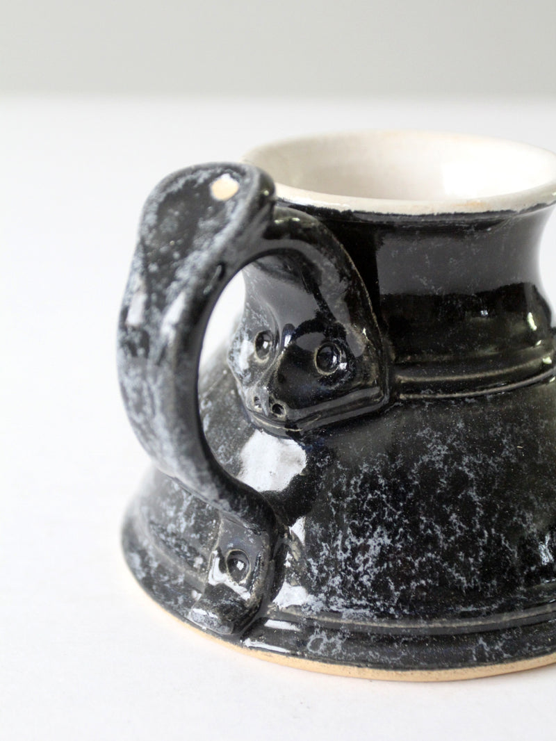 vintage studio pottery mug