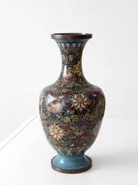 antique Chinese cloisonne decorative vessel