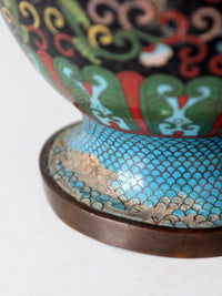 antique Chinese cloisonne decorative vessel