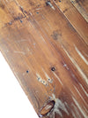 vintage rustic pine table, 7 ft