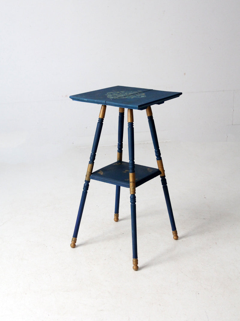 antique painted accent table