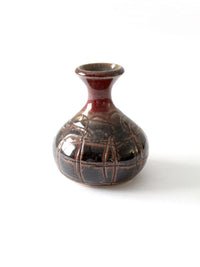 vintage studio pottery vase
