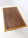 vintage wooden trestle table