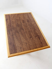 vintage wooden trestle table