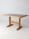 vintage wooden trestle table