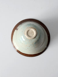 vintage studio pottery bowl