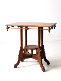 antique Victorian Eastlake side table