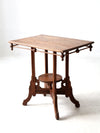 antique Victorian Eastlake side table