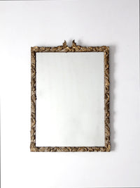 antique Louis XV style gilt gold wall mirror