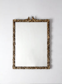 antique Louis XV style gilt gold wall mirror