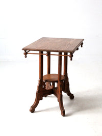antique Victorian Eastlake side table