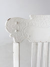 antique white wood rocking chair