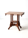 antique Victorian Eastlake side table