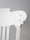 antique white wood rocking chair