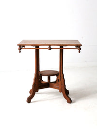 antique Victorian Eastlake side table
