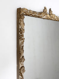 antique Louis XV style gilt gold wall mirror