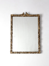 antique Louis XV style gilt gold wall mirror