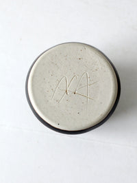 vintage studio pottery vase