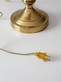 vintage 1970s brass adjustable banker’s desk lamp