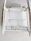 antique white wood rocking chair