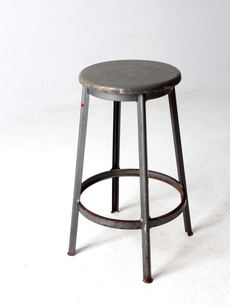 vintage industrial stool