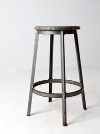 vintage industrial stool