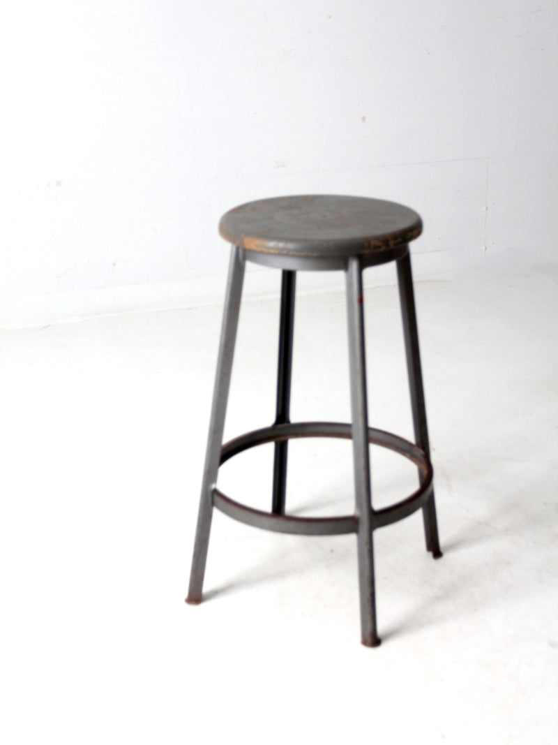 vintage industrial stool