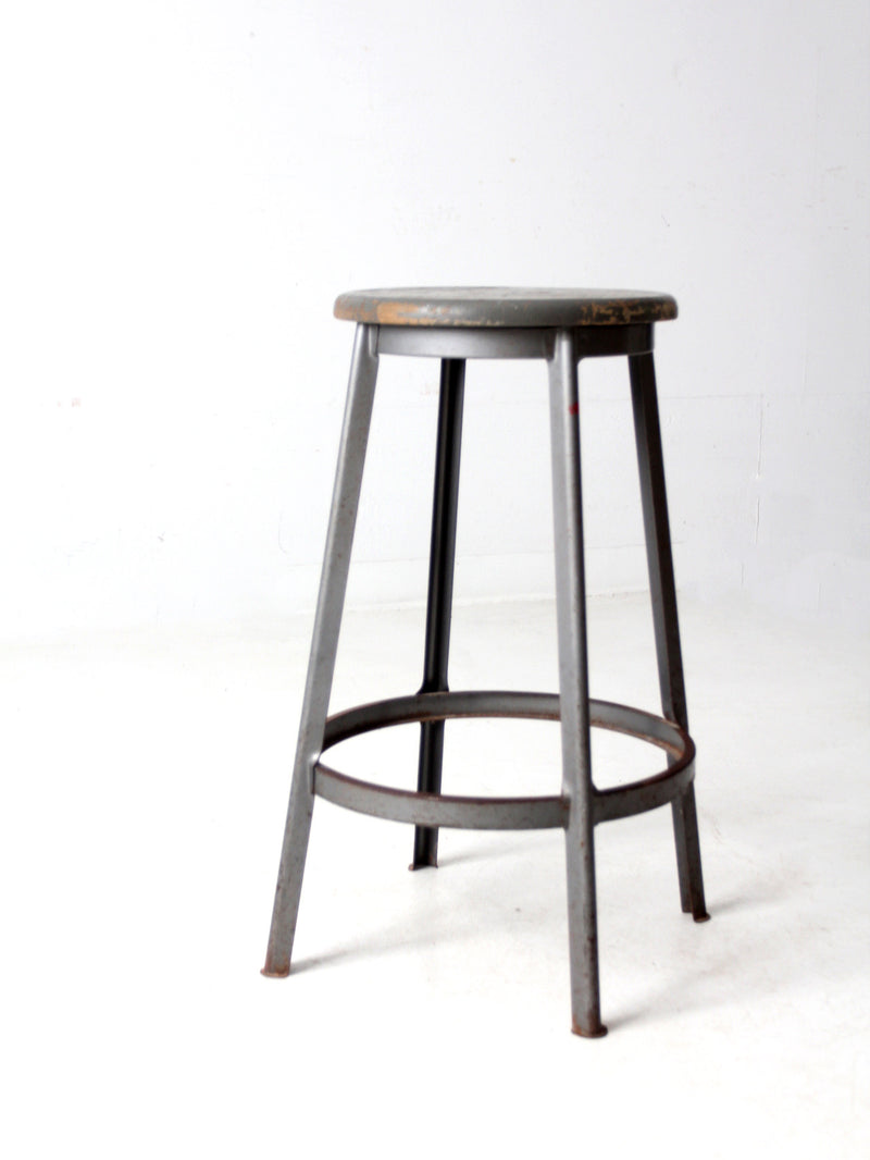 vintage industrial stool