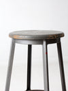 vintage industrial stool